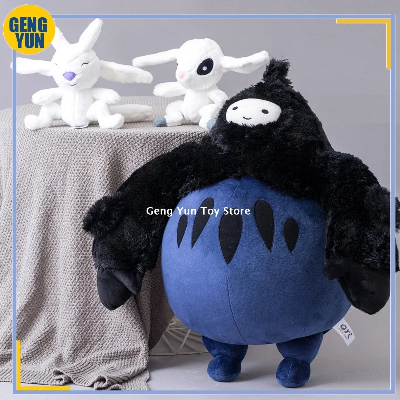 New Adventure Game Periphery Plush 55CM Ori and the Blind Forest Fairy Plush Ori & Naru Plush Toy Stuffed Doll Kids Gifts