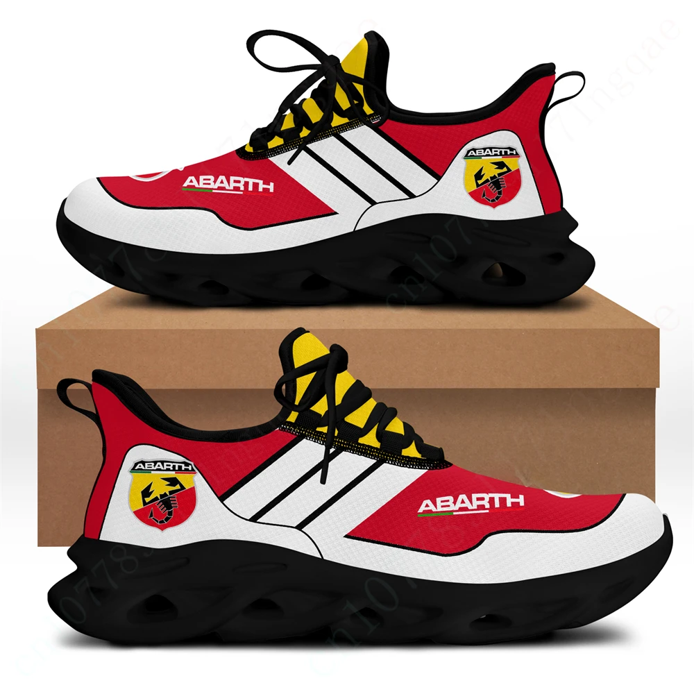 Abarth-Chaussures de tennis décontractées unisexes pour hommes, baskets légères pour hommes, chaussures de sport confortables, grande taille