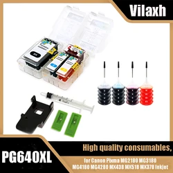 Vilaxh PG-640 CL-641 smart cartridge refill für canon pg640 cl641 für canon pixma mg2160 mg2260 mg3160 mg3260 mg3560 mg3660