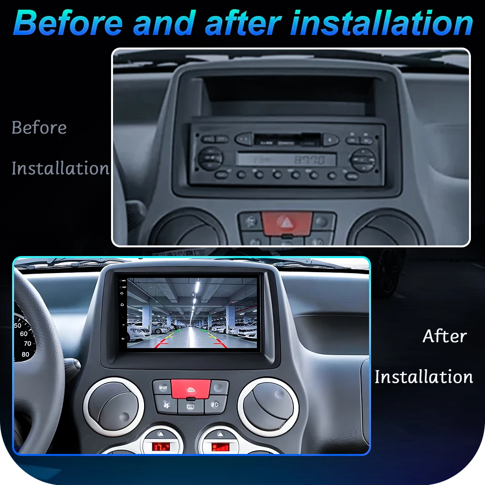For Fiat Panda 2003 2004 2005 2006 2007 2008 2009-2012 Android Car Radio Carplay Multimedia Player Video Auto Navigation Stereo