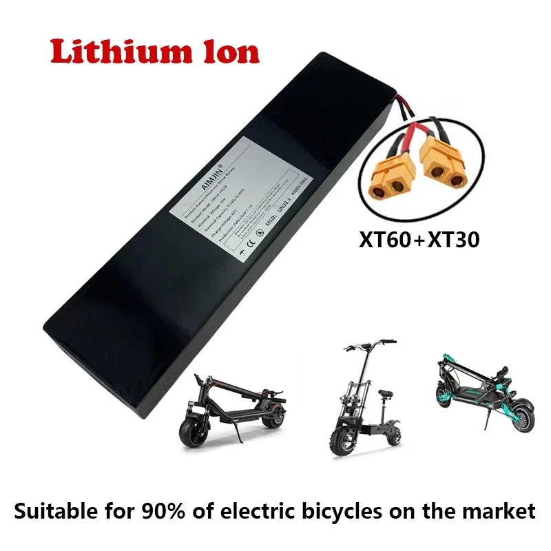 36V 10s3p 9.0Ah 18650 lithium-ion battery pack, suitable for FIIDO D1/D2/D2S electric scooter bicycle battery xt60 xt30 plug