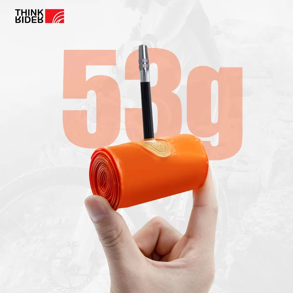 ThinkRider 1PSC Ultralekka dętka rowerowa 26 27,5 29 cali Rower MTB Materiał TPU Opona 45 mm Francuski zawór Super lekki