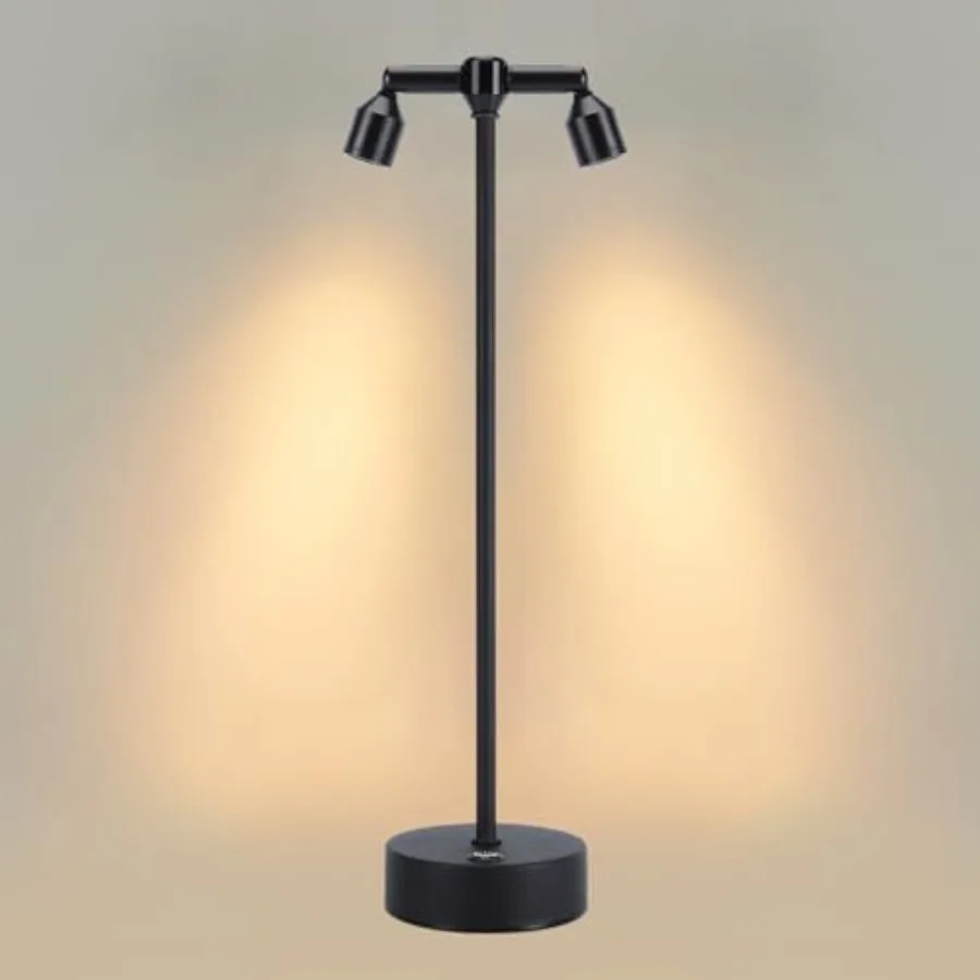 

Rechargeable Cordl Spotlight, Table Spotlight Accent Lighting for Plants Pictures Artwork Jewelry Showcase Model Display Shees