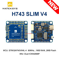 MATEK Mateksys H743-SLIM V4 Flight Controller STM32H743VIH6 Dual ICM42688P Built-in OSD MicroSD For FPV Racing Freestyle Drone