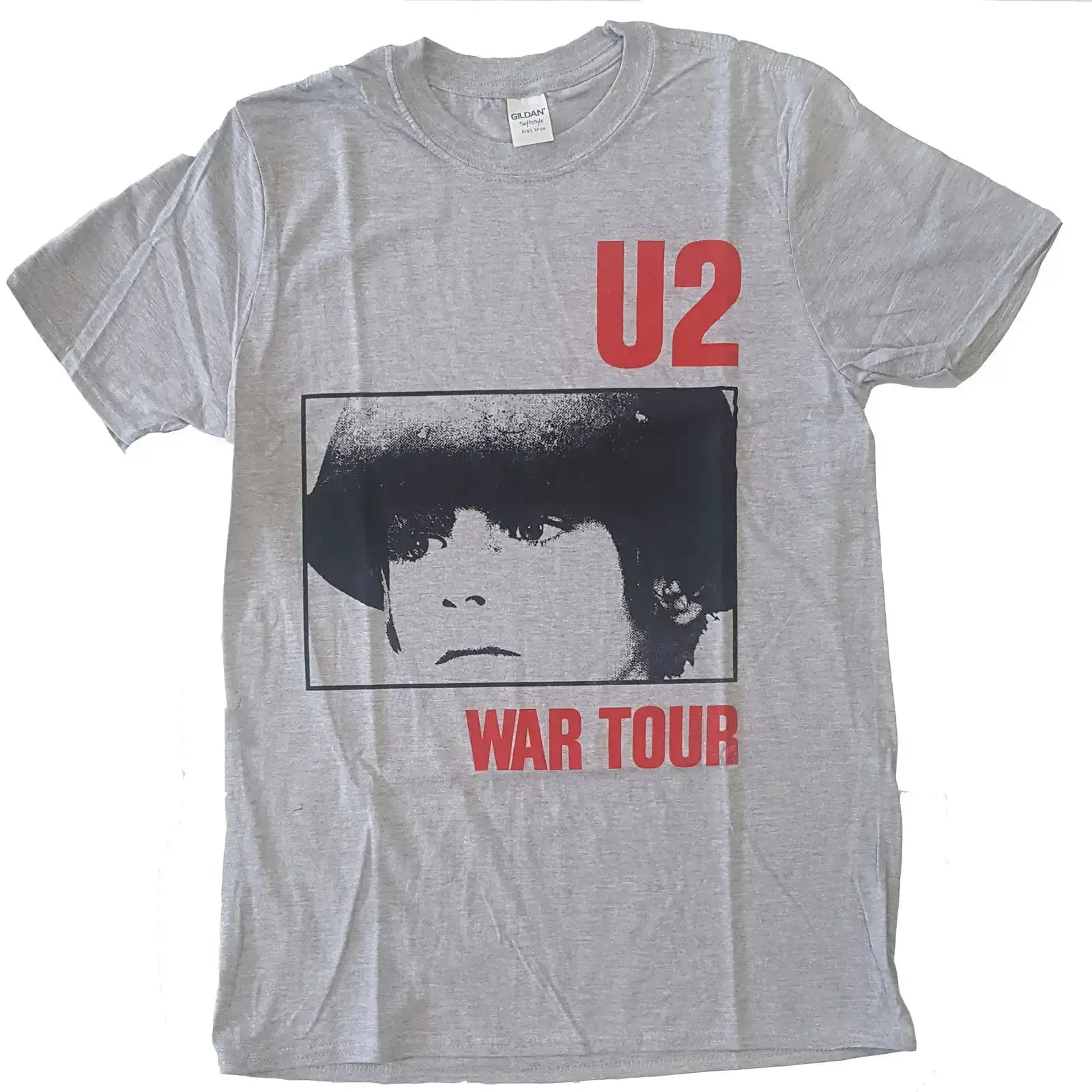 U2: Camiseta gris War Tour con licencia oficial