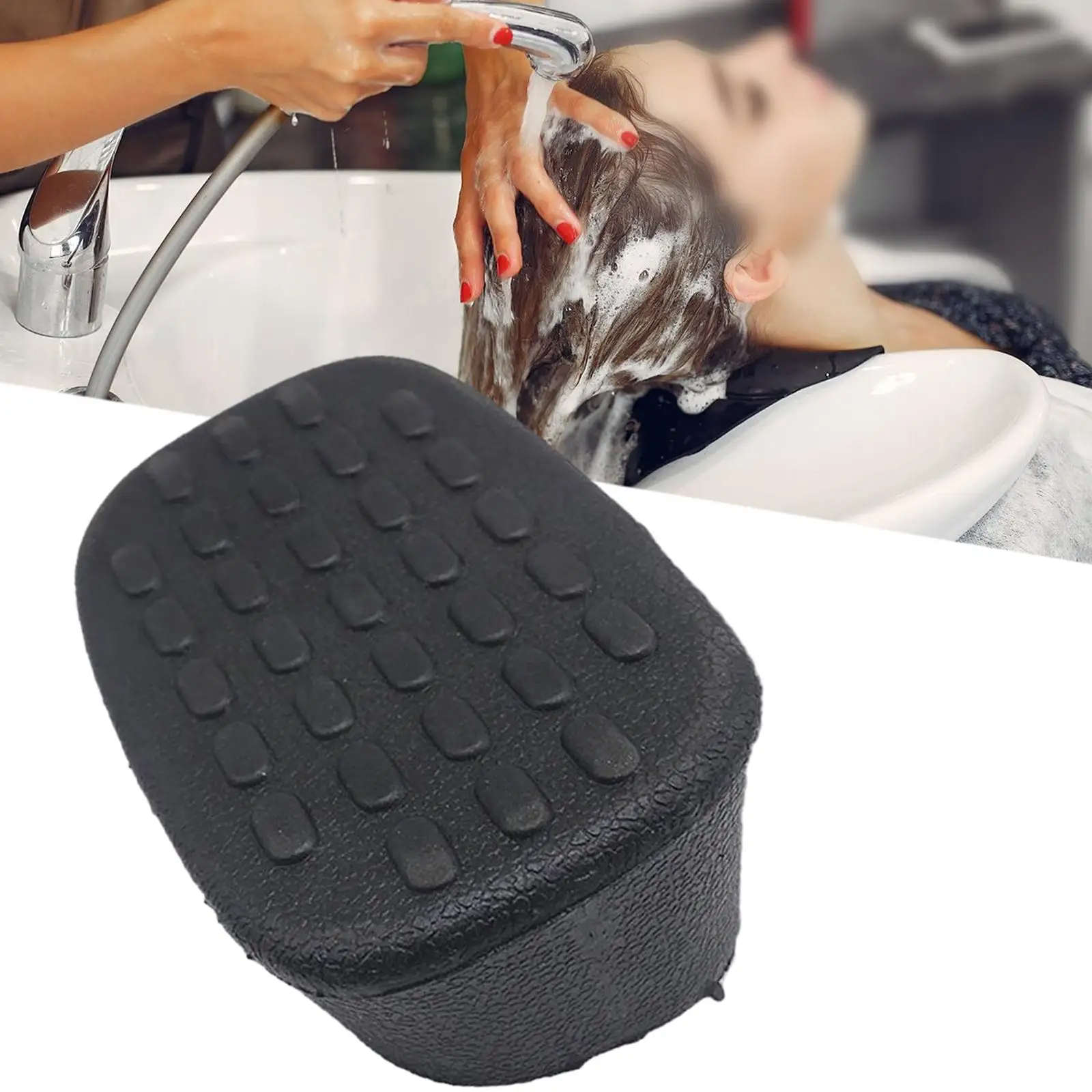 

Salon Neck Rest Cushion Salon Sink Neck Seamless Fitting Hair Washing Tool, Shampoo Bowl Neck Pillow for Beauty Hair Salons