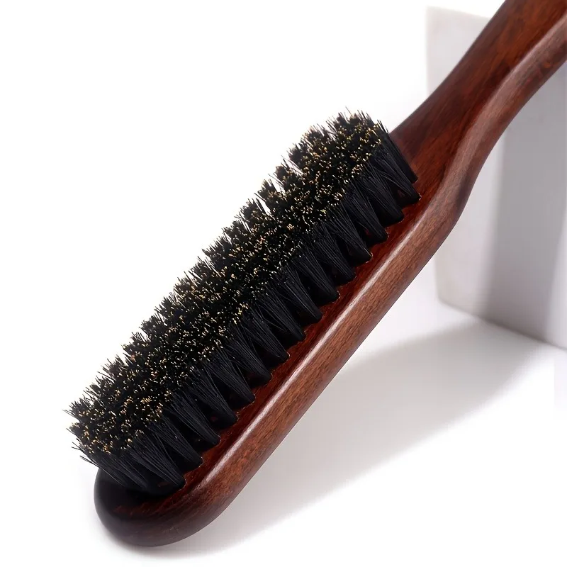 Pig bristle hard-hair comb,easy to style and maintain,creates soft and smooth hair,Perfect for the back-to-school season travel