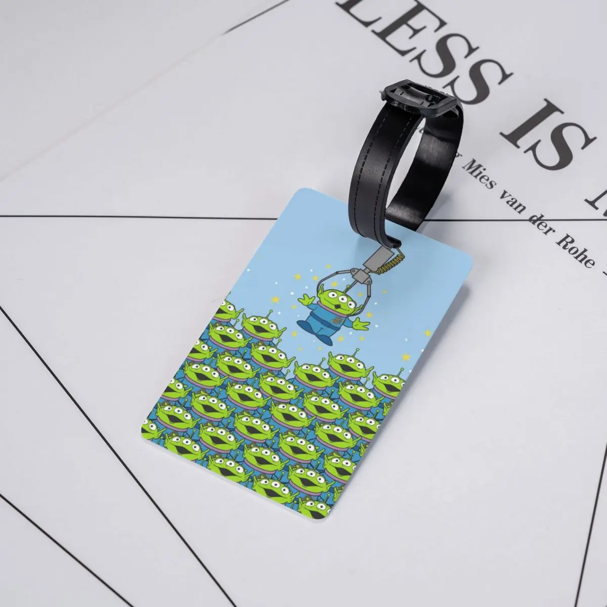 Custom Cartoon Toy Story Aliens Luggage Tags Custom Baggage Tags Privacy Cover Name ID Card