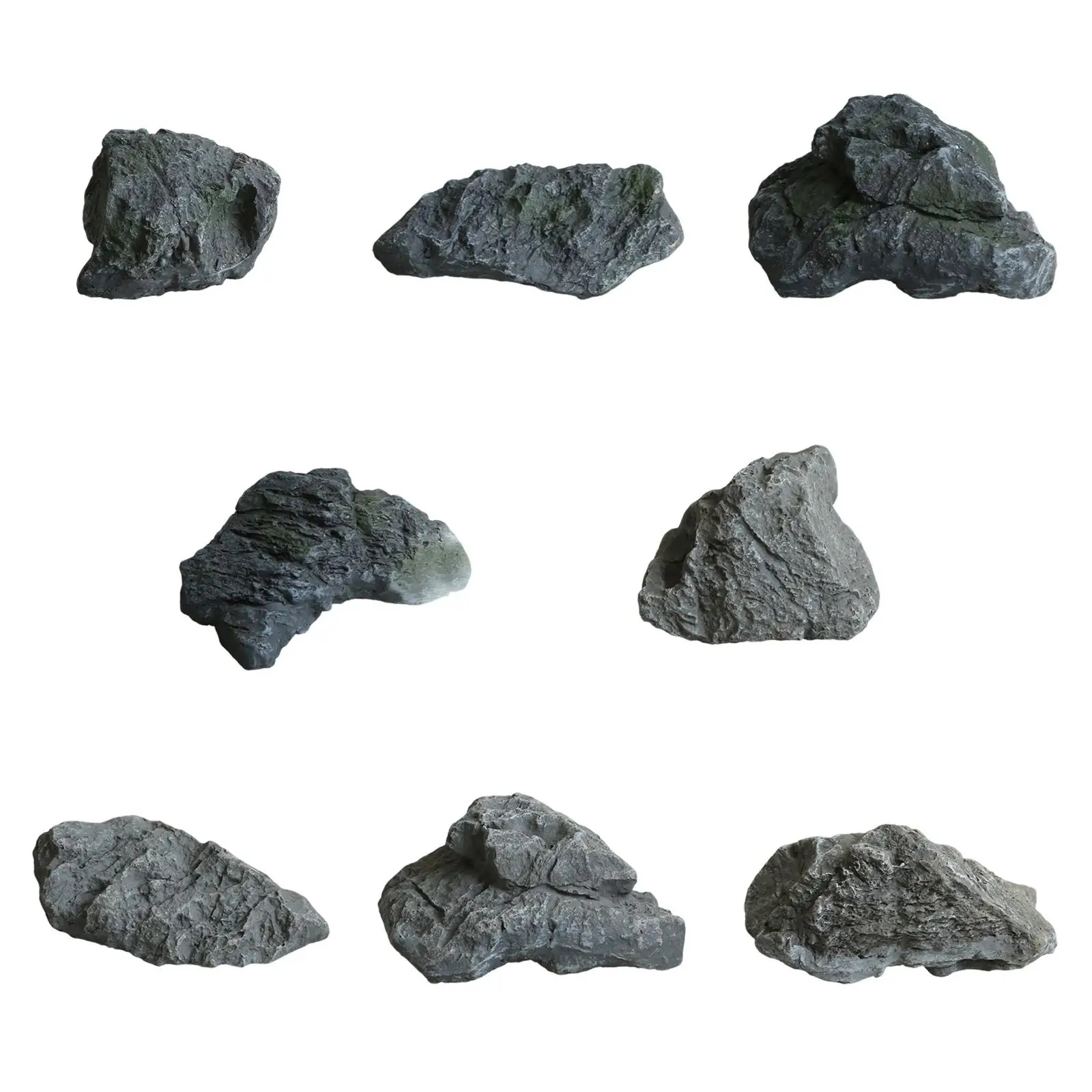 Artificial Faux Landscape Ornament Irregular Multifunctional Accessory Realistic Garden Decoration Decorative Stone