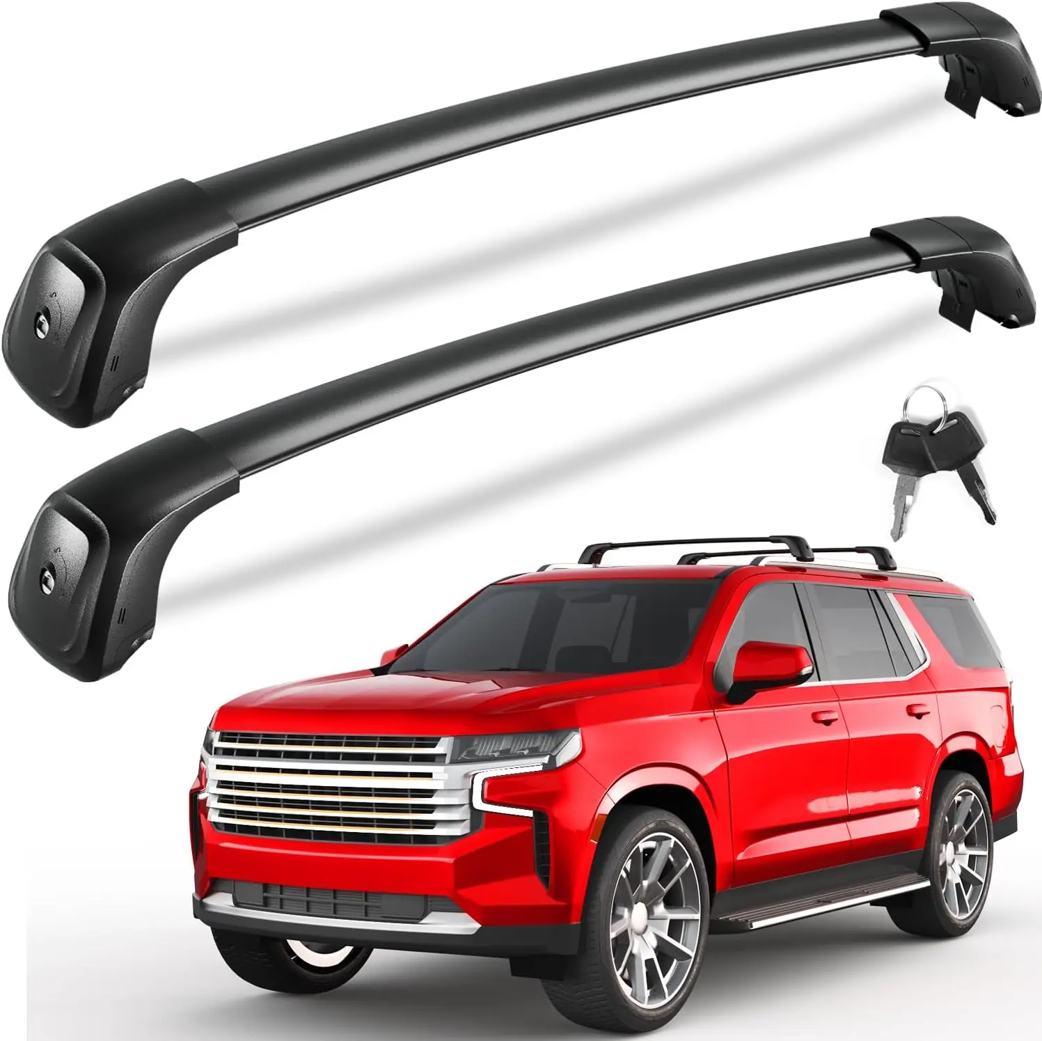 Roof Rack Cross Bars for 21-26 Chevy Tahoe/Suburban & GMC Yukon & Escalade | 2021-2026 Chevrolet Tahoe/Suburban GMC Yukon XL Cad