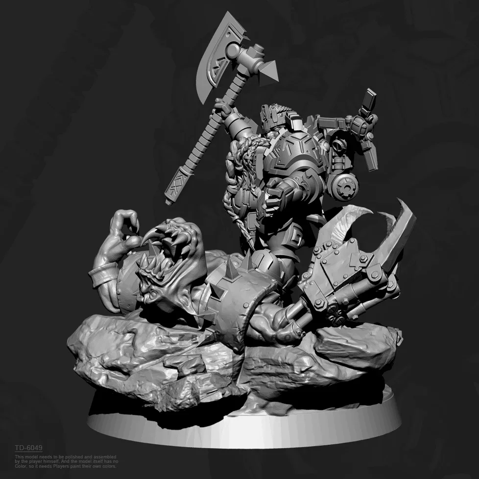 38mm 50mm 75mm Resin model kits figure colorless and self-assembled(3D Printing ) TD-6049/3D