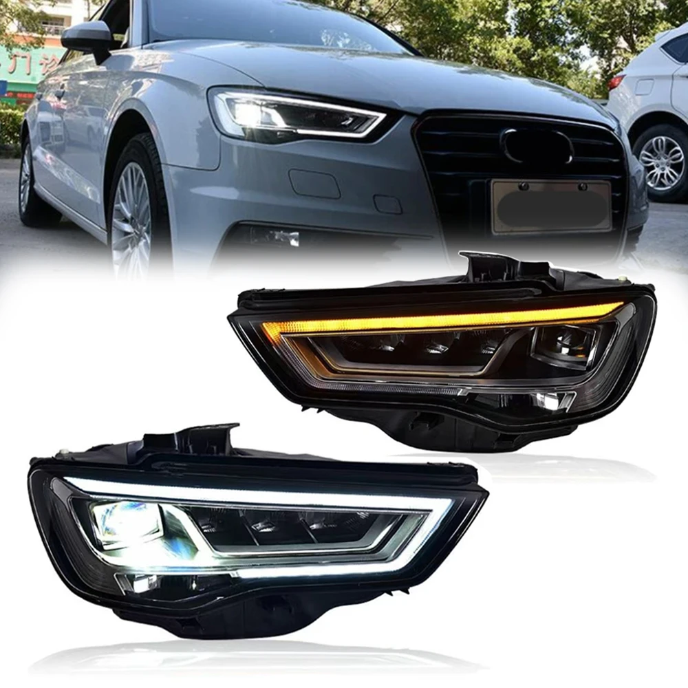 

Pop Car Styling Head Lamp For Audi A3 Headlights 2014-2016 A3 8V LED Headlight Projector Lens DRL Head Lamp Auto Accessories