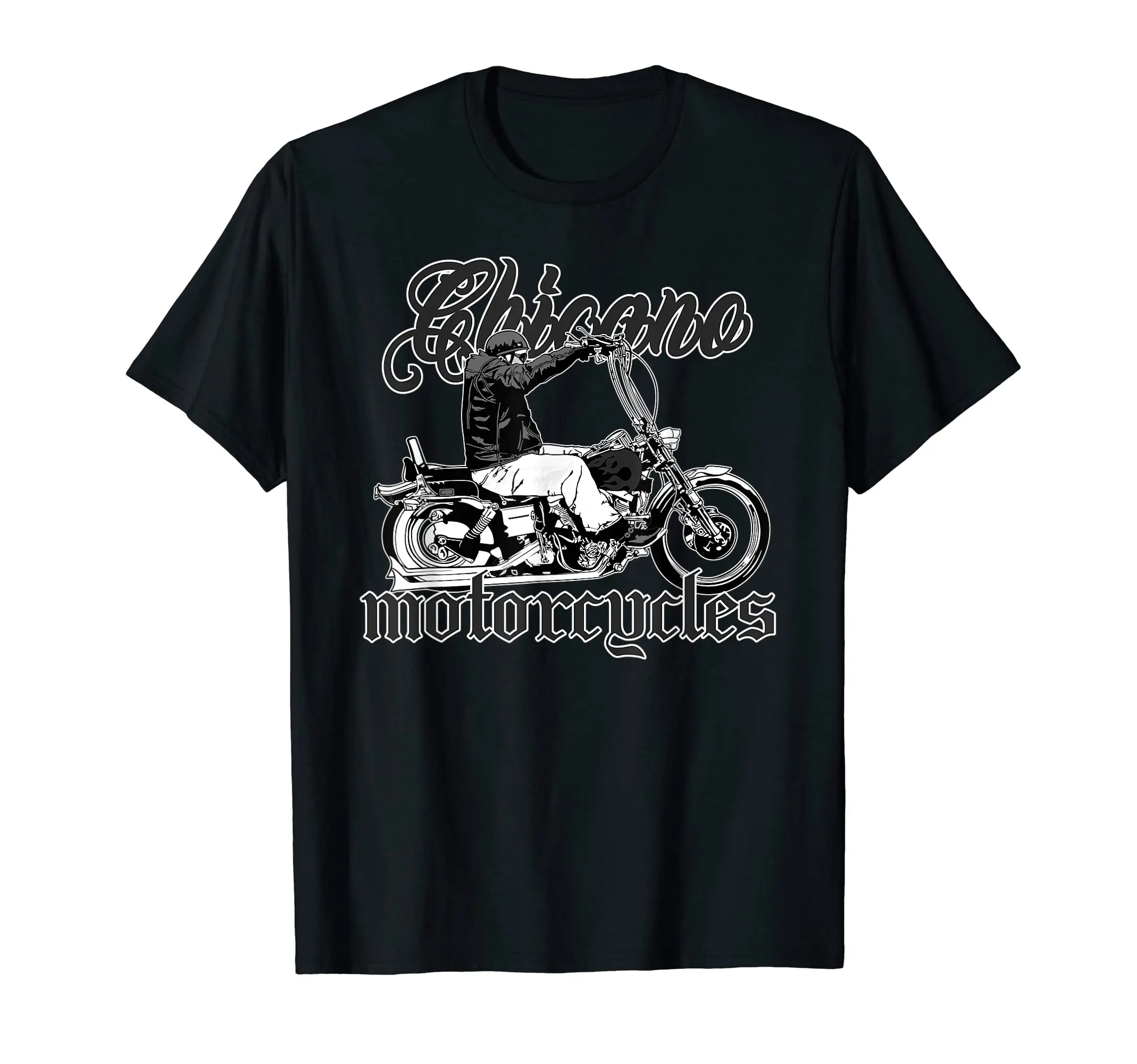 Chicano Cholo Vicla Low Rider Bikes T-Shirt 100% Cotton O-Neck Short Sleeve Summer Casual Mens T-shirt Streetwear