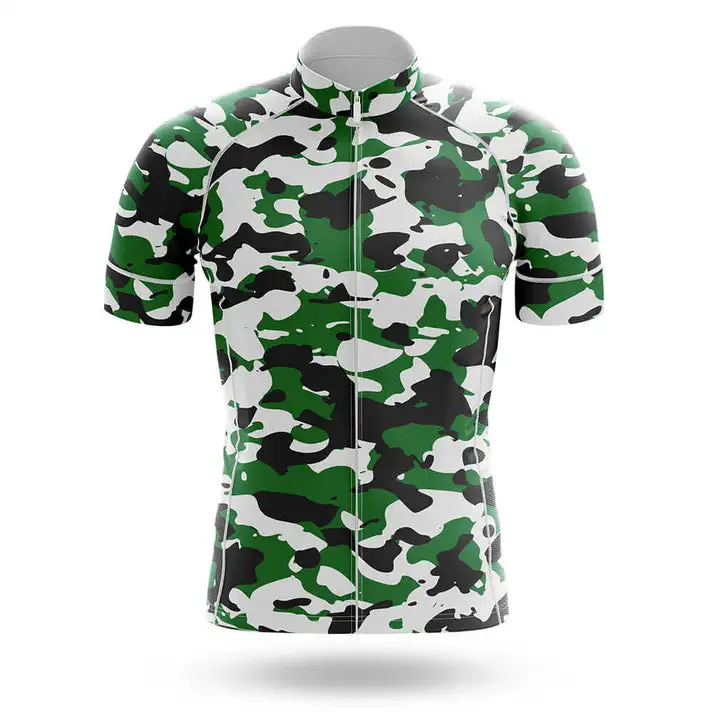 

Camouflage Cycling Jersey Adult Men's Short Sleeve Bike Riding Clothing Team Customizable Apparel Breathable Cycling Clothing