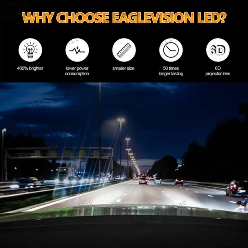 7 Inch LED Spotlight 105W 300W Waterproof Car Roof Bumper Light for SUV Off-road Truck
