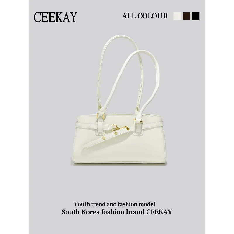 

Новая сумка CEEKAY 2026 года, минималистичная сумка через плечо из глянцевой кожи, женская сумка с регулируемым ремнем, мини-сумка, сумочка