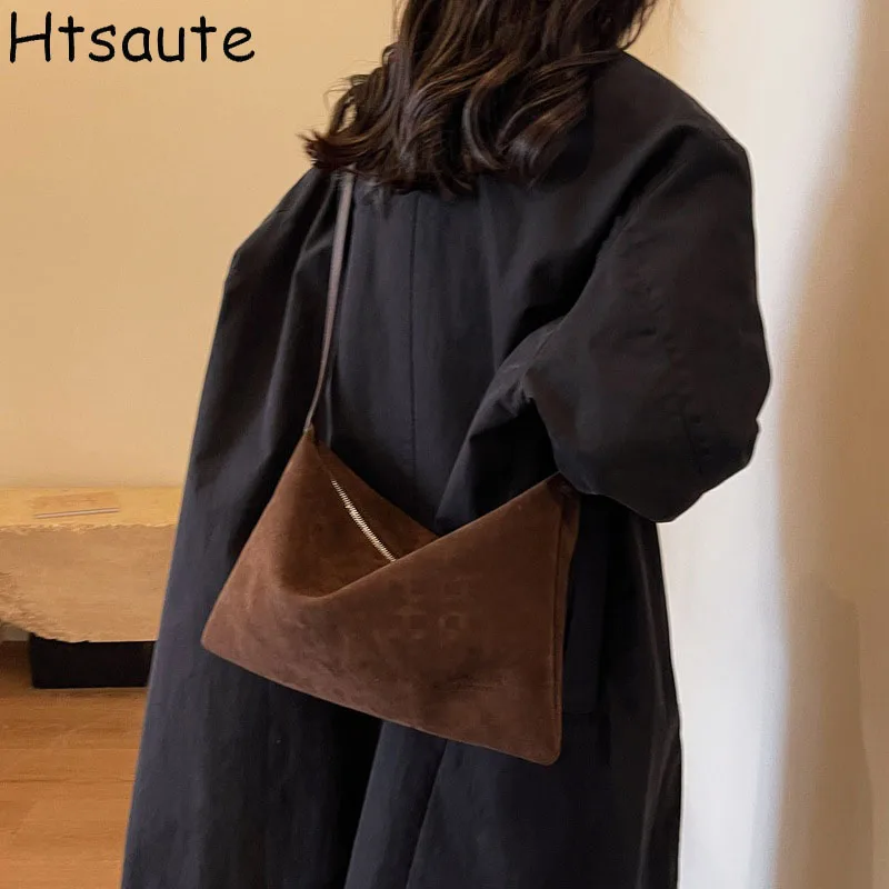 

Простые женские сумки на плечо, однотонные сумки подмышки, сумки в стиле ретро, большие вместительные сумки-тоут, сумки из искусственной кожи большой вместимости bolso