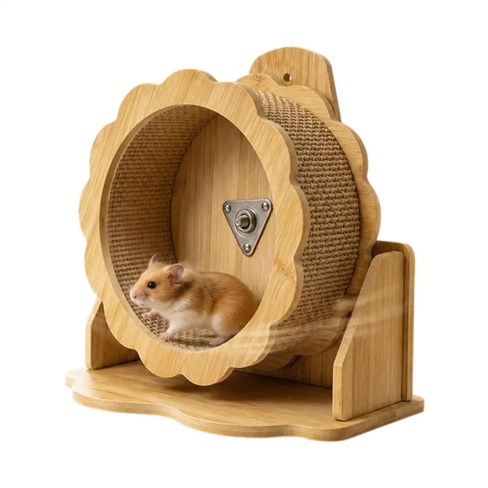 hamster-wheel-silent-88-inch-anti-slip-track-running-toy-with-stand-hamster-running-wheel-for-small-pet-gerbil-chinchilla