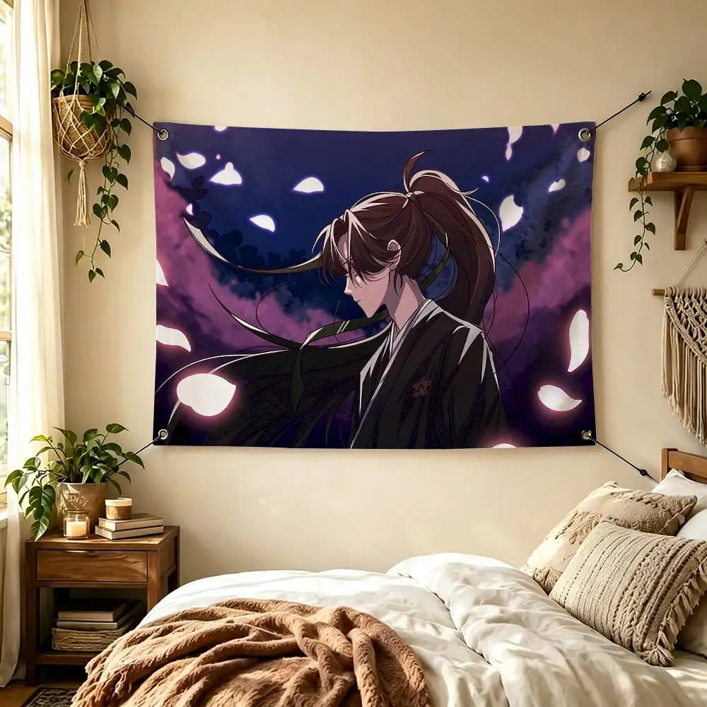 Return of Blossoming Blade Flags Wall Hanging Tapestry Outdoor Garage Room Decorative flag Background Blanket