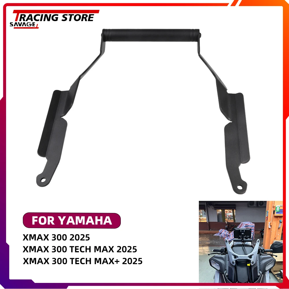 

22mm GPS Navigation Mobile Phone Sat Nav Handlebar Mounting Bracket For YAMAHA XMAX 300 XMAX300 Tech Max+ Motorcycle Accessories