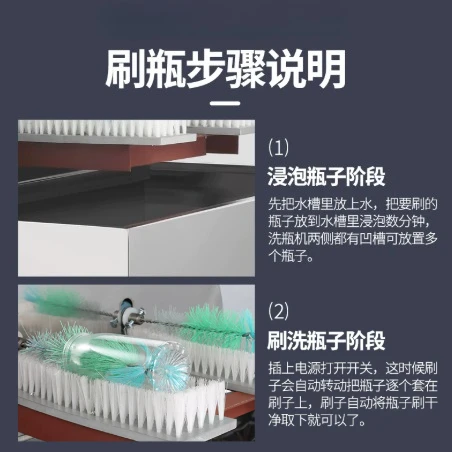 Bottle washing machine, bottle washing machine, stainless steel beer bottle, milk tissue culture plastic glass bottle