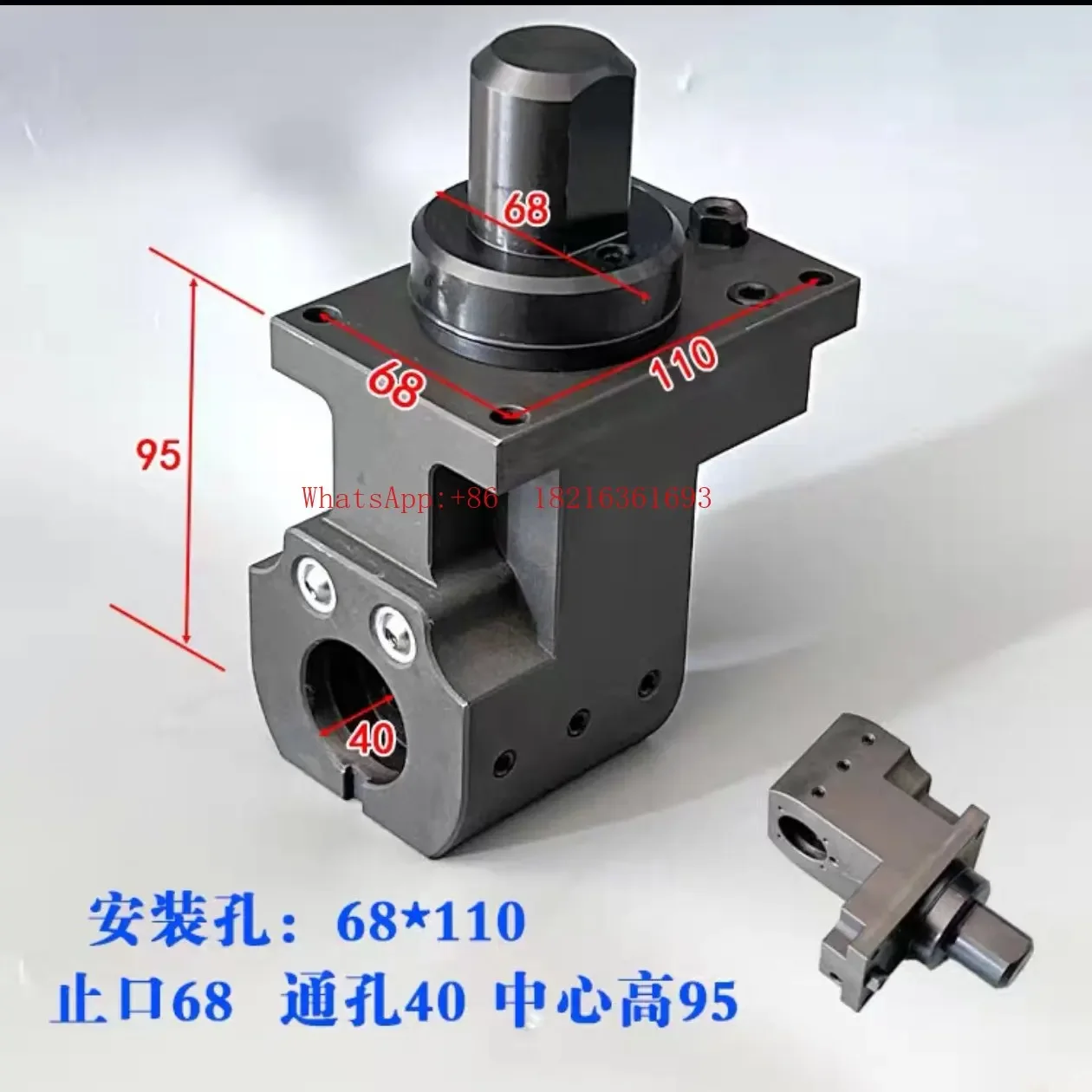 2026 Limited Offer Boring End Face Tool Holder Oblique Bed Machine Numerical Control Tool Holder Hole Distance 68X110