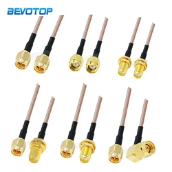 1Pcs SMA Type RG316 RF Coaxial Cable SMA Male to SMA Male/Female Connector 50Ohm RF Coax Extension Jumper Pigtail 5CM-30M
