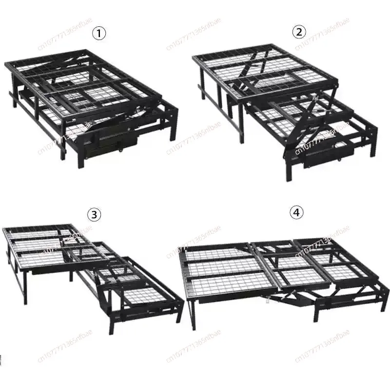 

Air rod three-fold sofa bed multi-functional furniture hardware accessories