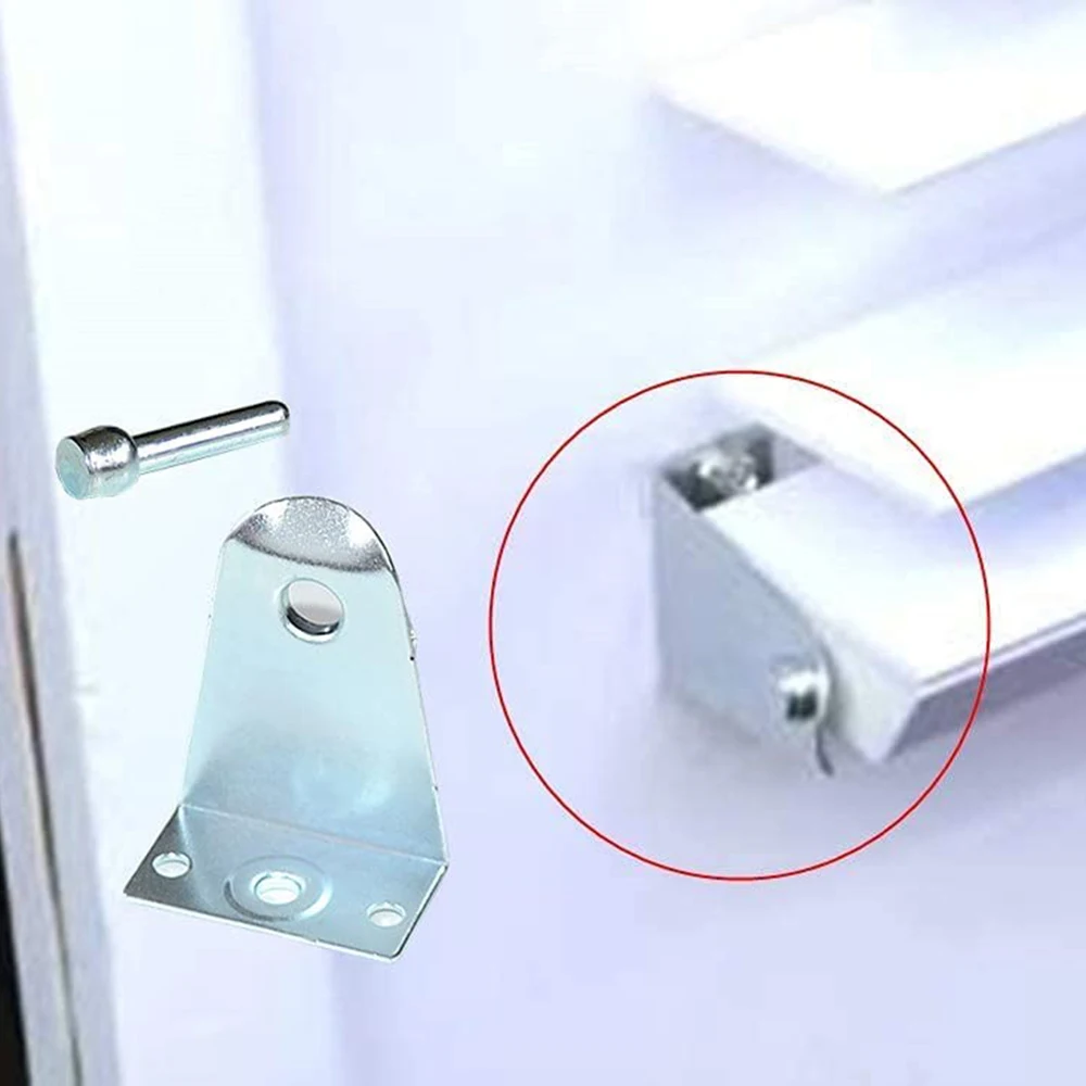 Metal Hold Down Brackets and Pins, Blind Brackets Blind Holder Replacements for Horizontal Blind Shades Window