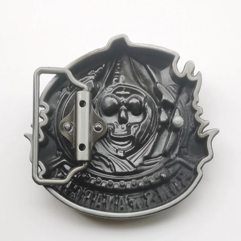 Hebilla de cinturón Letra SONS Hebilla de cinturón de calavera