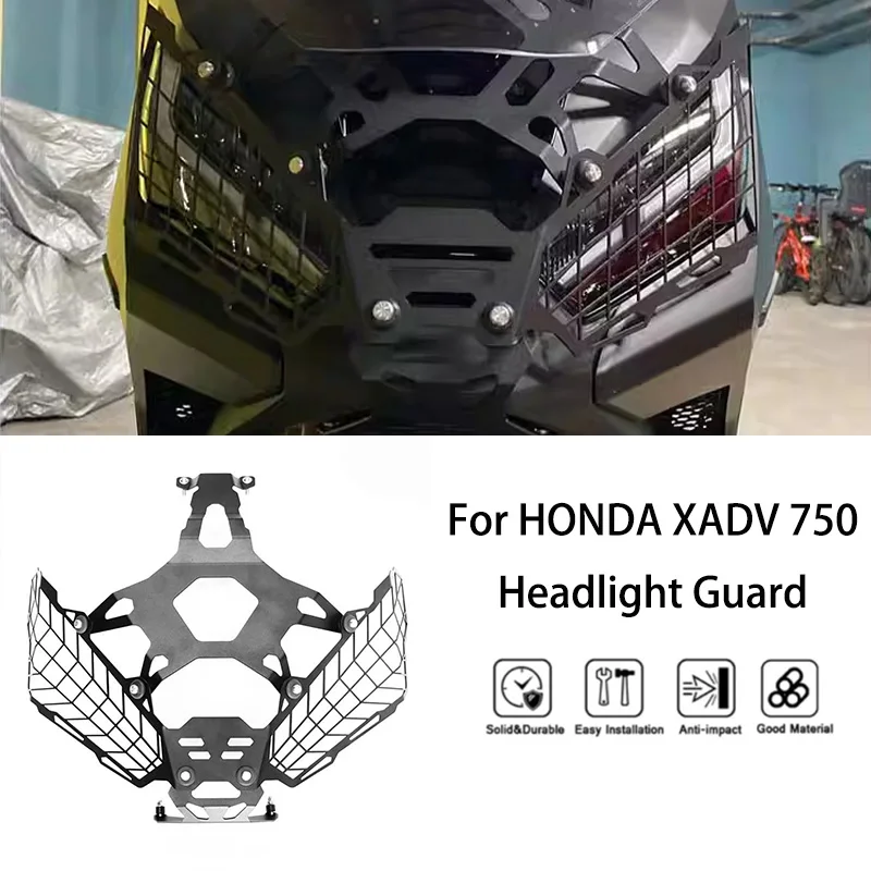 

MTKRACING for HONDA XADV 750 2021-2024 Motorcycle front headlight grille light shield net protector