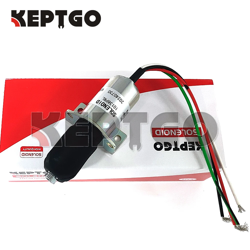 

10138PRL 4-Wire Fuel Shutoff Solenoid 10138PRL 1502-12C 12V For Corsa Electric Captain's Call Systems