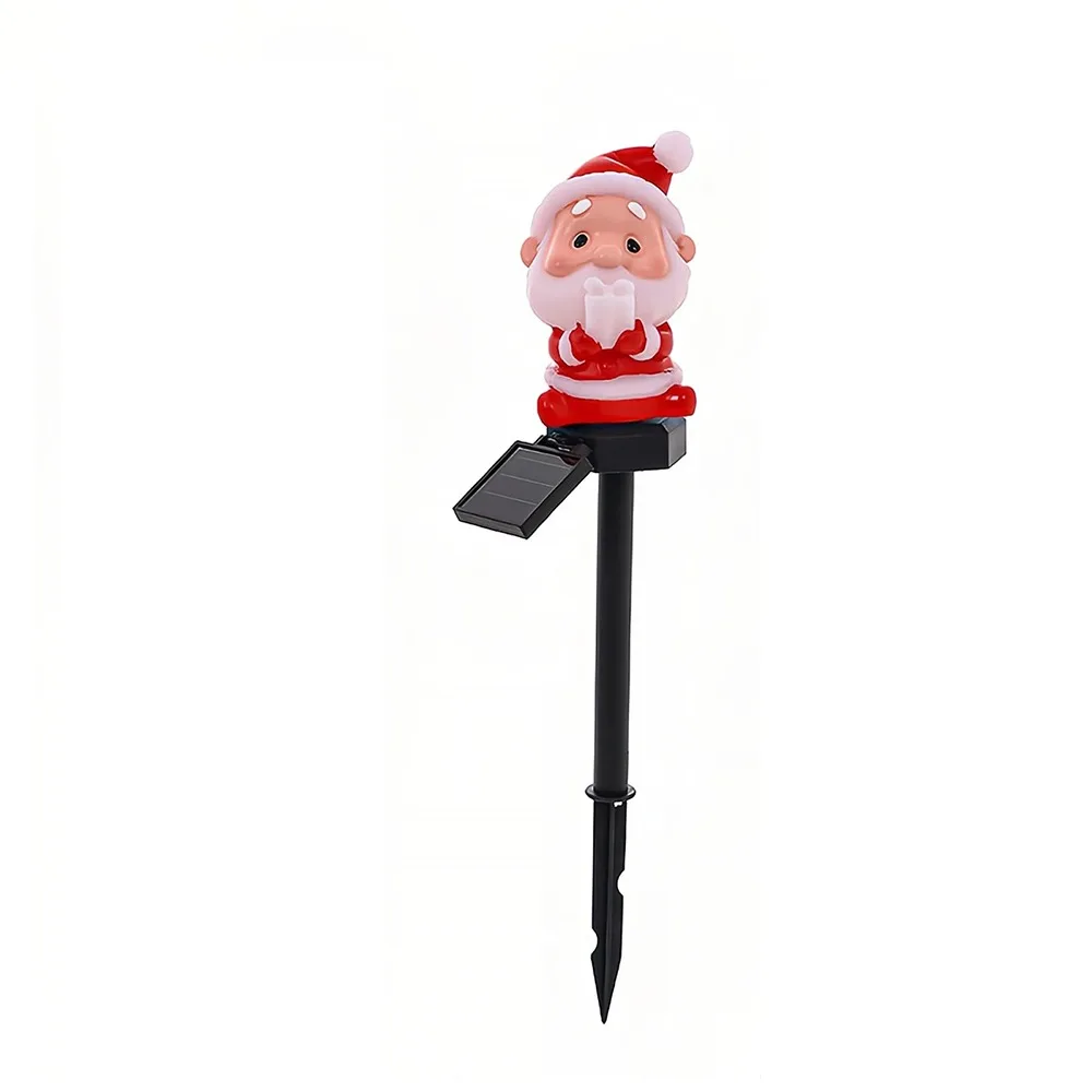 Solar Powered Christmas Solar Light Christmas Tree Santa Claus Santa Claus Floor Lights Waterproof Snowman