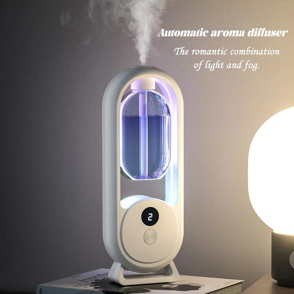 Aroma Diffuser Timed Essential Oil Aromatherapy Machine Rechargeable 5-mode Living Room Bathroom Air Freshener