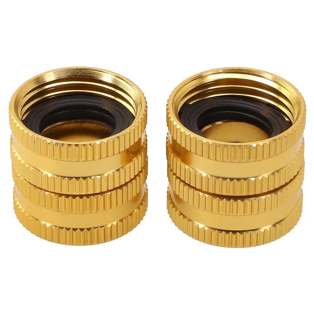 

Accessories Connector Outdoor Aluminum Double Female Dual Swivel For Male To Male Hose Watering Equipment High Quality