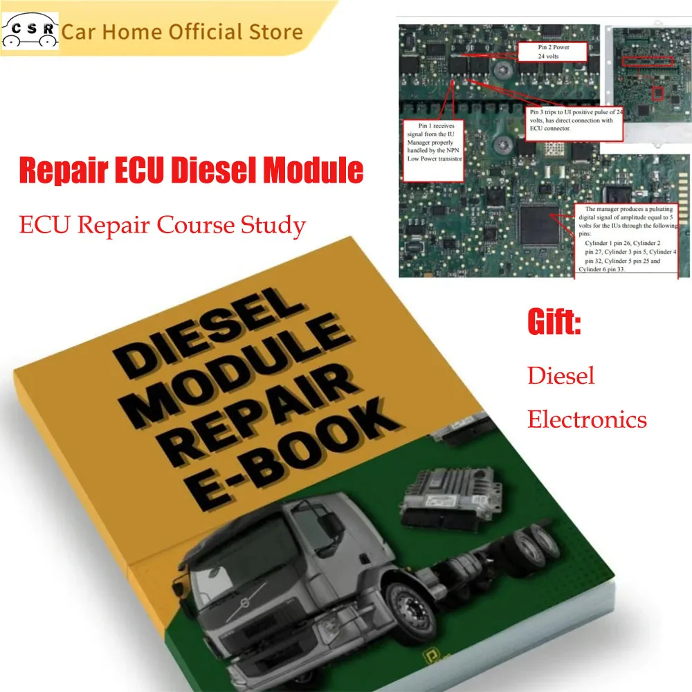 Repair Diesel ECU Electronics Modules Mapped Schemas of PLD Common Rail System for Ford EDC for Volvo for Mercedes-Benz PDF File