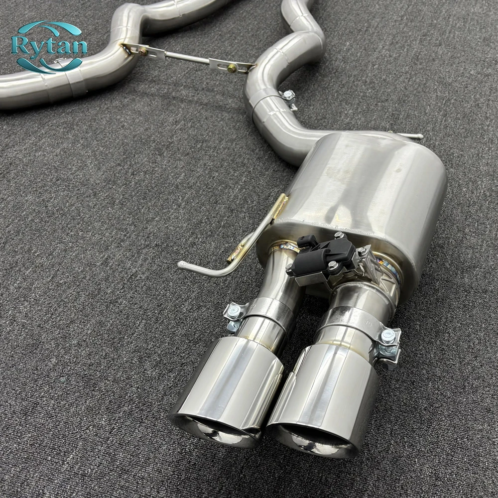 Rytan Exhaust Pipe Exhaust Valved Stainless Steel  Valvetronic Exhaust System Catback for M5 F10 4.4T