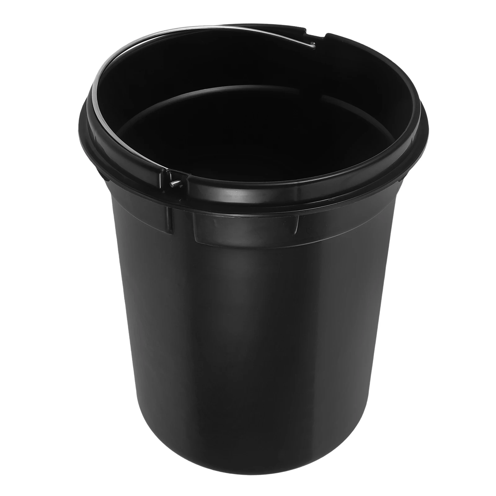 

Round Trash Can Inner Bucket Heavy Duty Plastic Multi Room Use for Living Room Bedroom Office Hotel Bathroom Household Waste