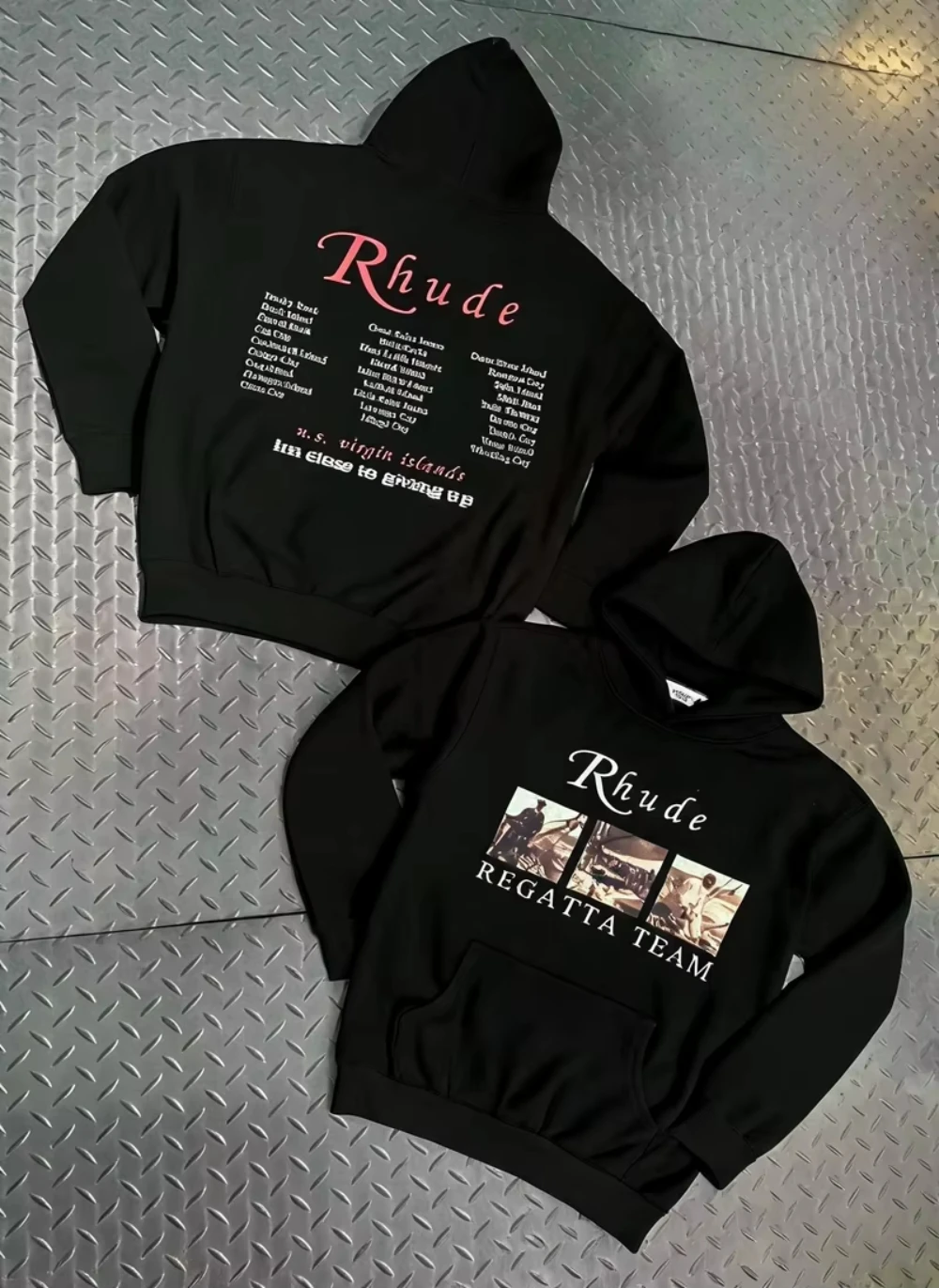2026 Unisex Autumn Vintage Frame Badge Graphic Hoodie Retro Decorative Emblem Front Back Print Long Sleeve Streetwear Sweatshirt