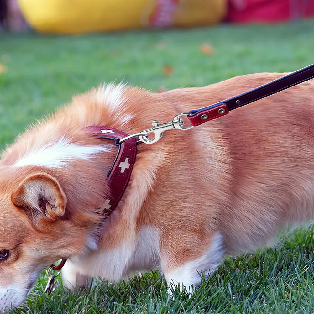 

10Pcs Stainless Steel Dog Chain Clips Swivel Snap Hooks Heavy Duty Metal Leash Clips 360 Degree Rotation Key Chain Clasp