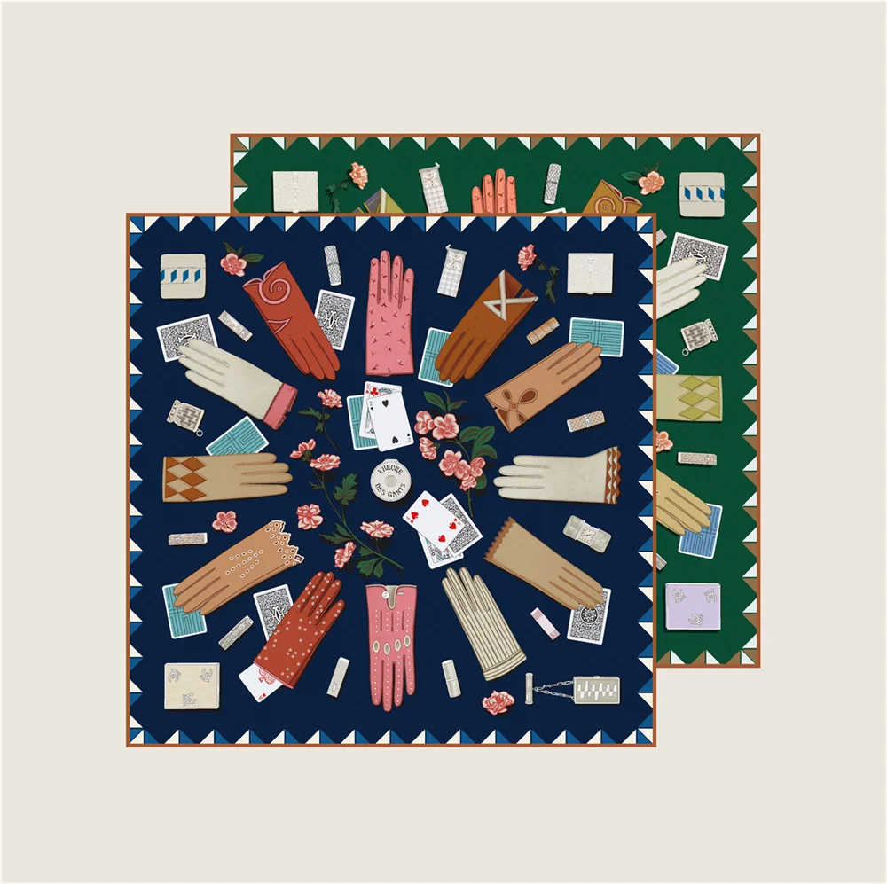 Handgerollter Schal aus 30 % Seide, 70 % Kaschmir, Damenmode, Doppeldruck, quadratische Schals, Wraps, Echarpes, Foulard, Femme, Hijab, 110 cm – Detail 13