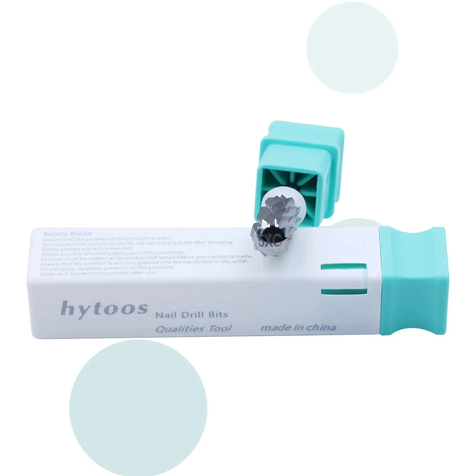 5XC قمة مستديرة كبيرة برميل مسمار لقمة ثقب 3/32 كربيد لدغ إزالة هلام سميك مانيكير التدريبات اكسسوارات المورد #4