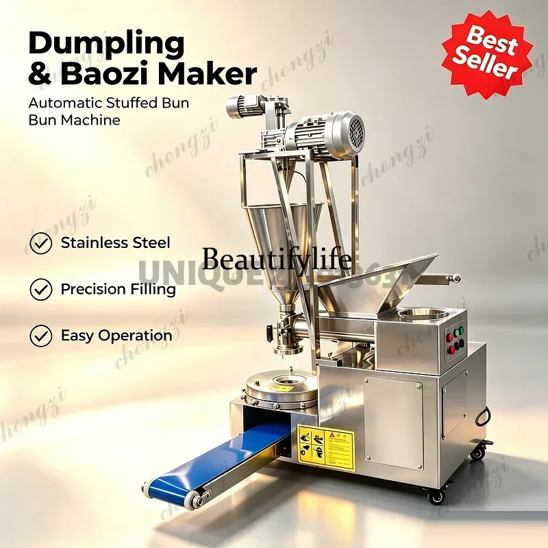 Small Desktop Automatic The Dim Sum Steam Stuffed Bun Make Stuffed Bun Baozi Machine Dumpling Bao Bun Momo Dimsum Maker