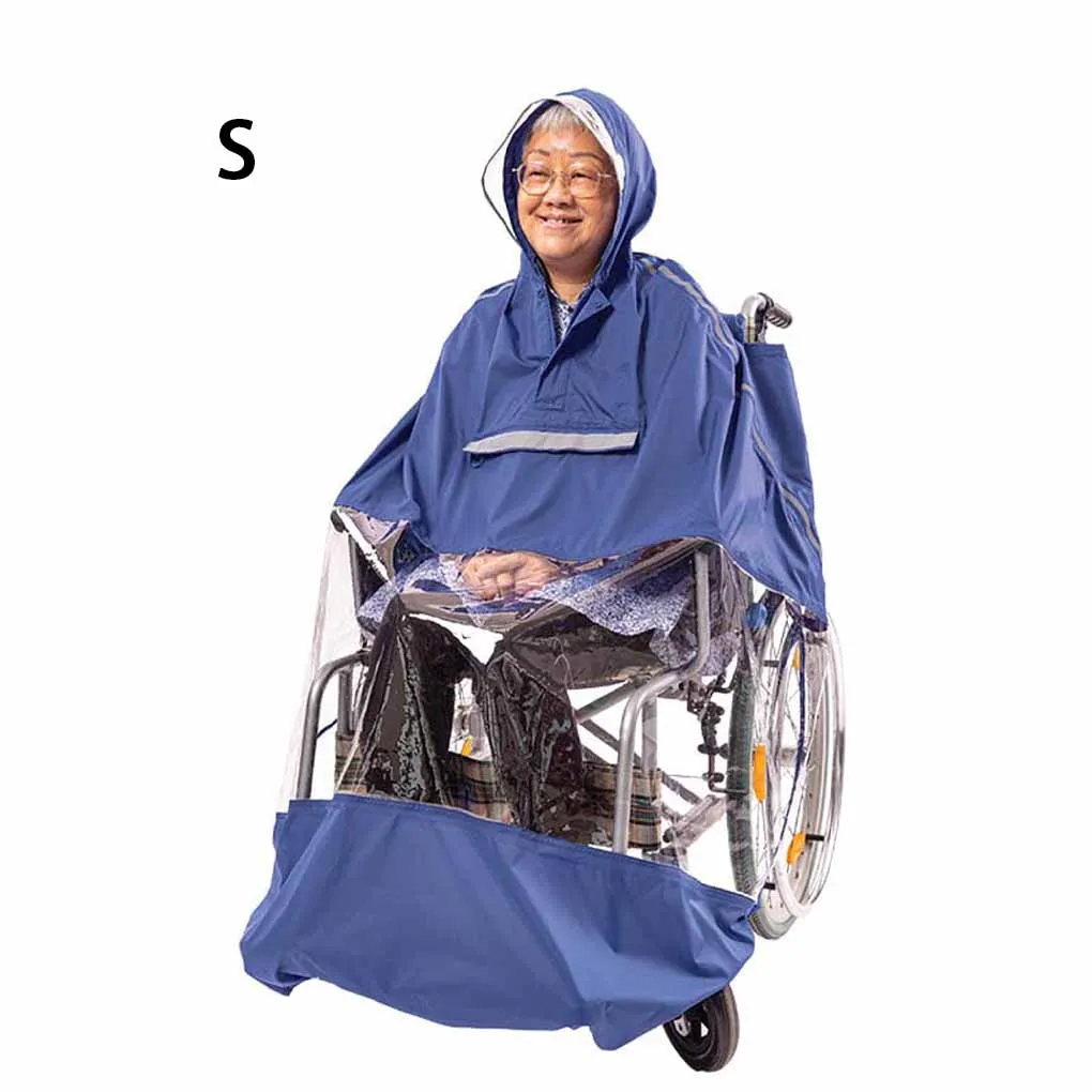 

Transparent Poncho Waterproof Days Hooded Electric Easy Clean and