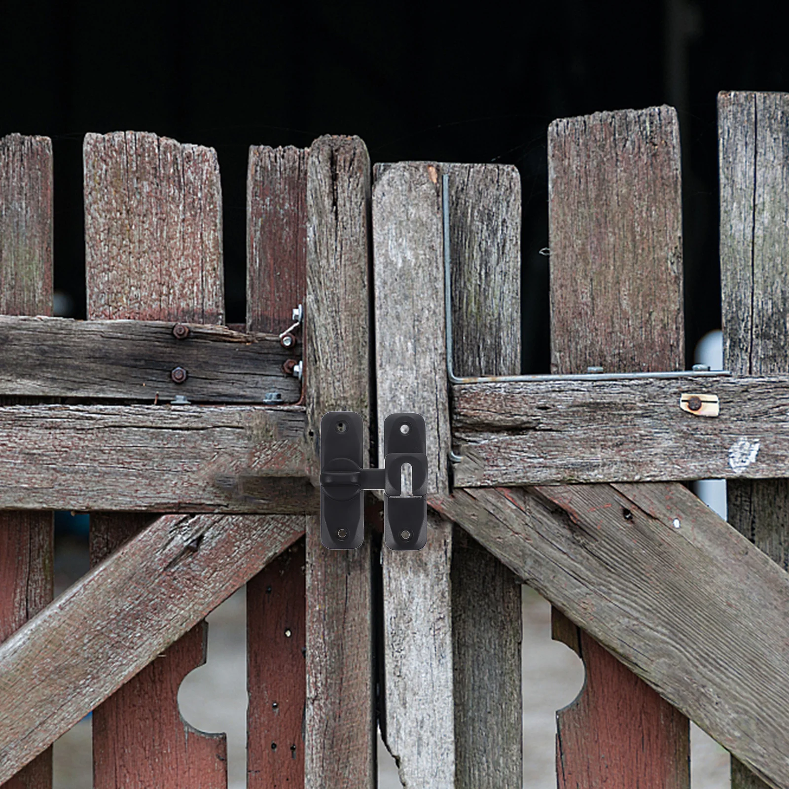 直角バックルラッチ ステンレス鋼製スライドドア 90度ラッチロック 高耐久 防錆 90度安全ドアロック
