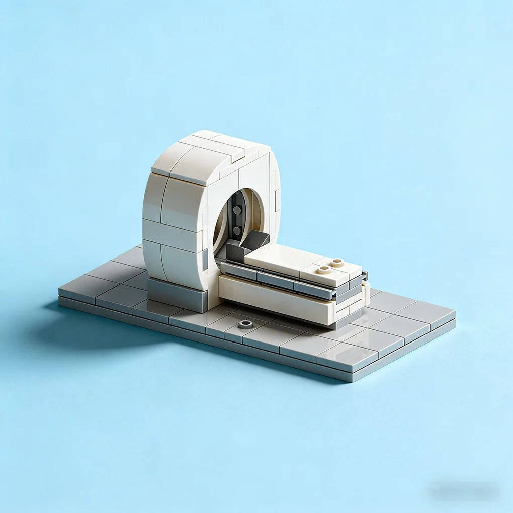 

MOC MRI Scanner Building Block MRI Scanner Model Children Toy Ornament Bricks Gift
