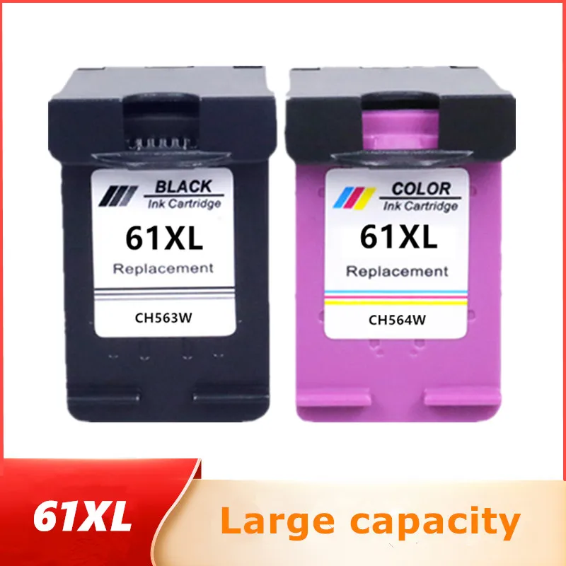 Compatible Ink Cartridge for HP 61XL for HP61 for HP 61 Envy 4500 4502 5530 & Deskjet 1050 2050 3050 3054 3000 1000 Printer