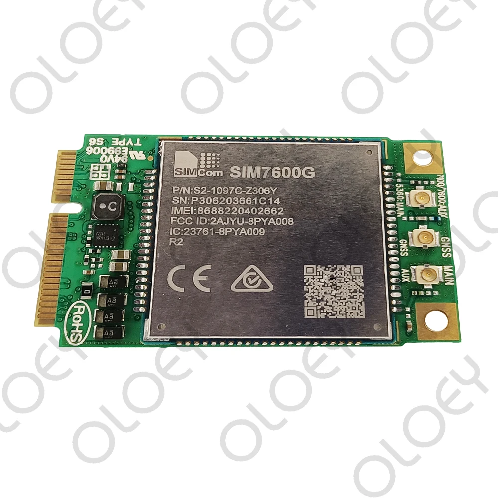 SIMCOM SIM7600CE CNSE MiniPcie 4G LTE GSM GPRS EDGE HSPA+ UMTS CAT4 Module Module SIM7600CE Development Board