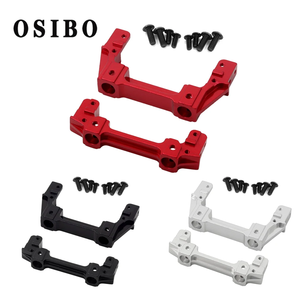 Metal Front Rail Bumper Mounts Servo Stand for Axial 90047 Wrangler & SCX10 II 90046 1/10 RC Crawler Car Upgrade Parts