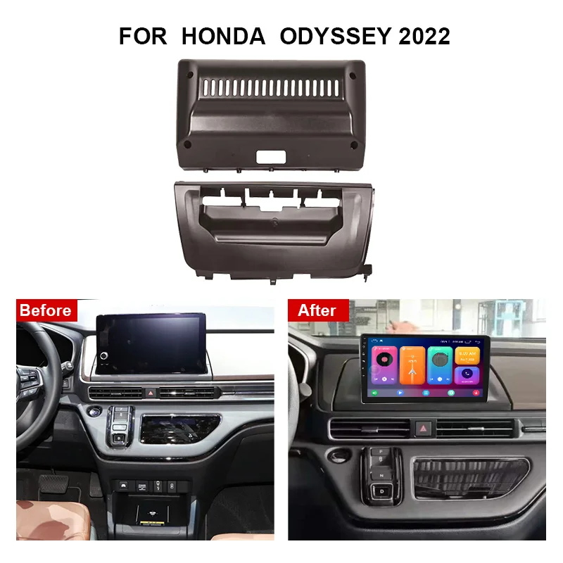 MAMSM Car Radio Fascia montaggio installazione Dash Kit per 2022 HONDA ODYSSEY 9 pollici 2 Din Auto Panel DVD Fascia Audio Frame